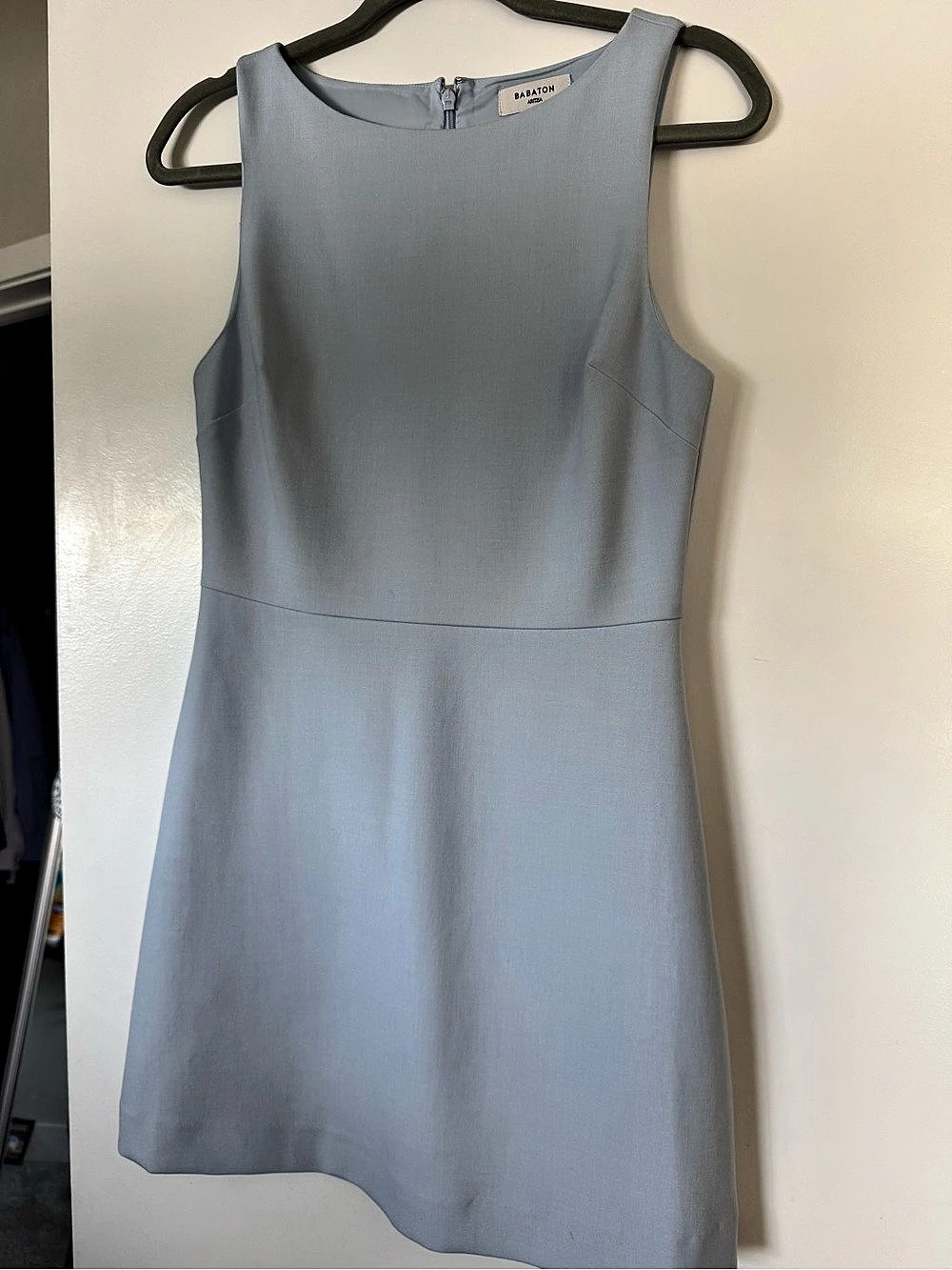 Babaton Mini Dress in Blue Size 2 Like New